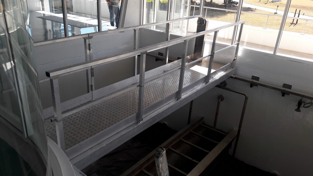 Passerelle aluminium 2